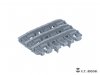 E.T. Model P35-069 WWII German KingTiger Single Workable Track (18 Teeth Late Type) ( 3D Printed ) 1/35
